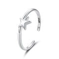 925 Sterling Silver Star Ring for Women