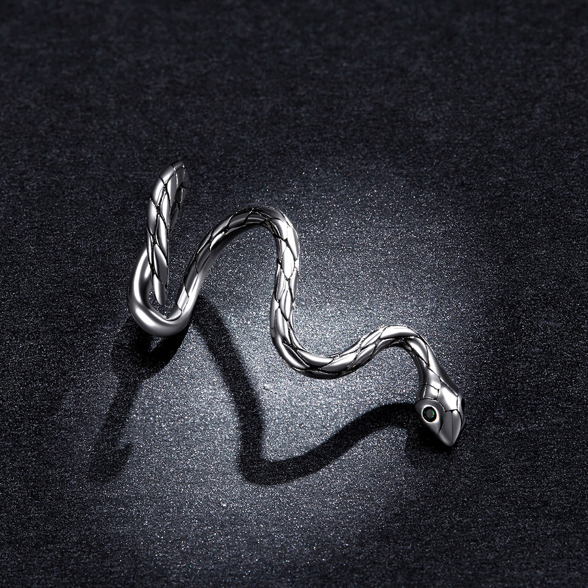 925 Sterling Silver Oxidized 2.5x1.9 cm Pavé Setting CZ Earrings for Women