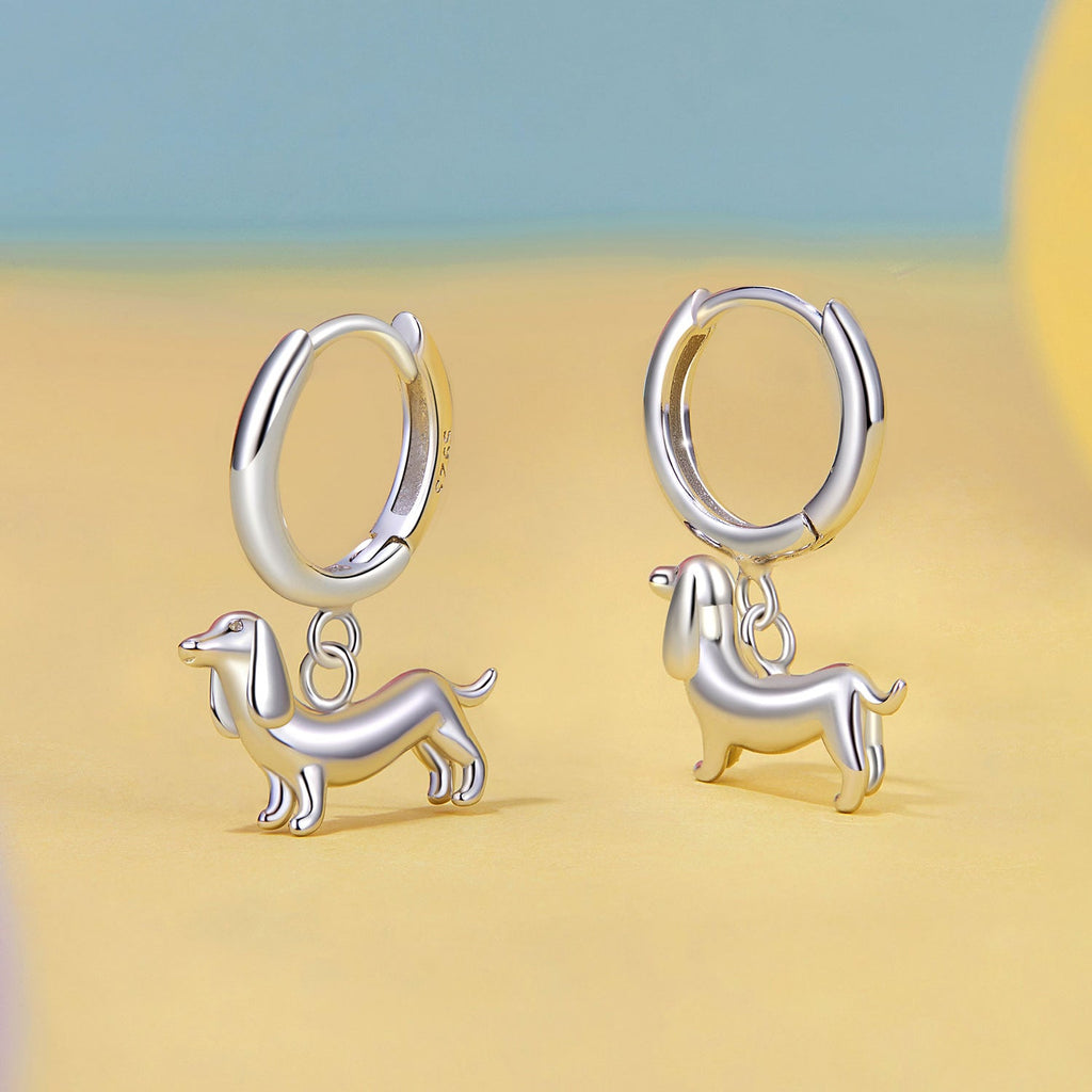 925 Sterling Silver & Plated White Gold Earrings for Women