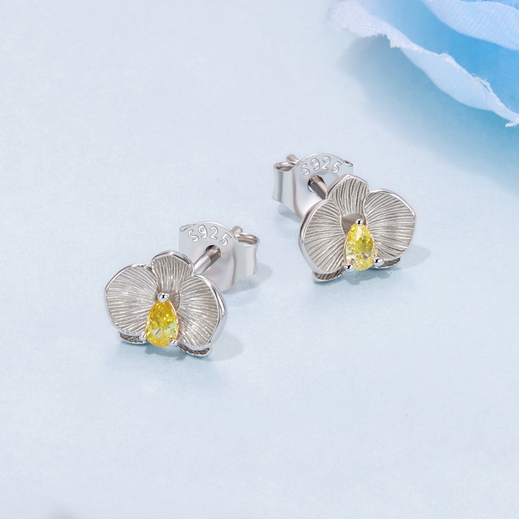 925 Sterling Silver Pavé CZ Earrings for Women - 0.6*0.8cm