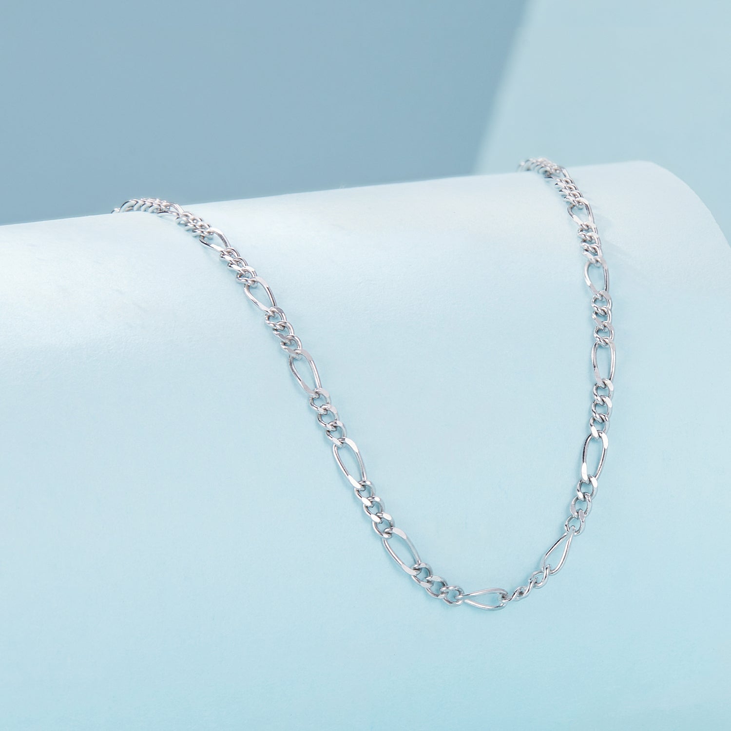 925 Sterling Silver Plated Platinum Necklace for Women