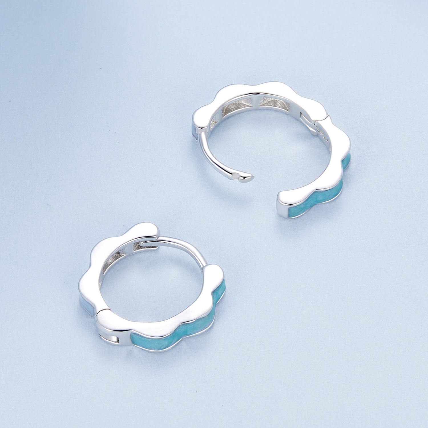 925 Sterling Silver Enamel Plated Earrings for Women