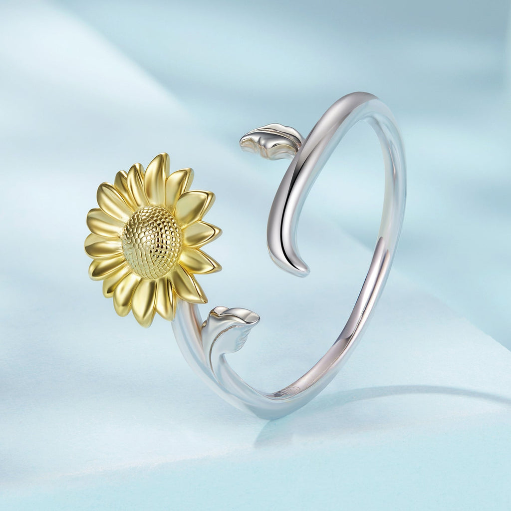 925 Sterling Silver Plated White Gold Ring for Women