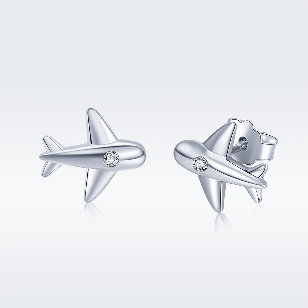925 Sterling Silver Earrings with Pavé Setting CZ for Women