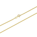 925 Sterling Silver Plated Platinum 45cm Necklace for Men