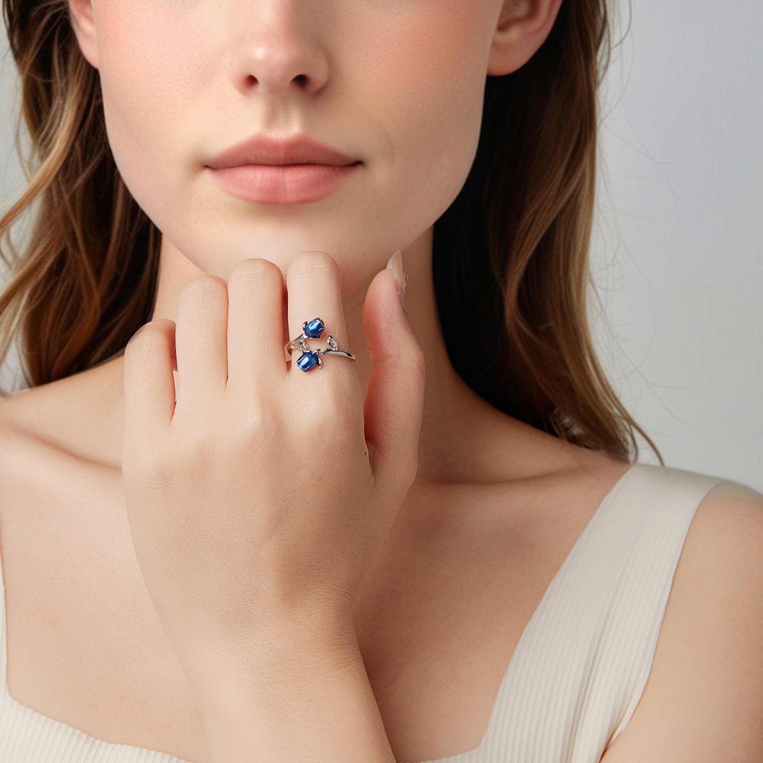 925 Sterling Silver Enamel 0.15cm Ring for Women