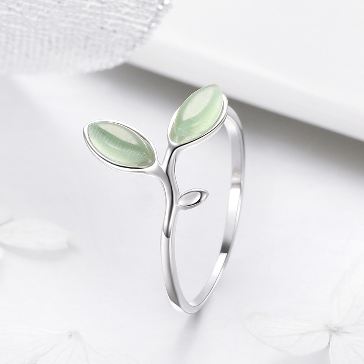 925 Sterling Silver Ring for Women - 0.1cm Width, 1.3cm Height