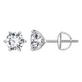S925 Sterling Silver 2.00 Carat Moissanite Earrings for Women