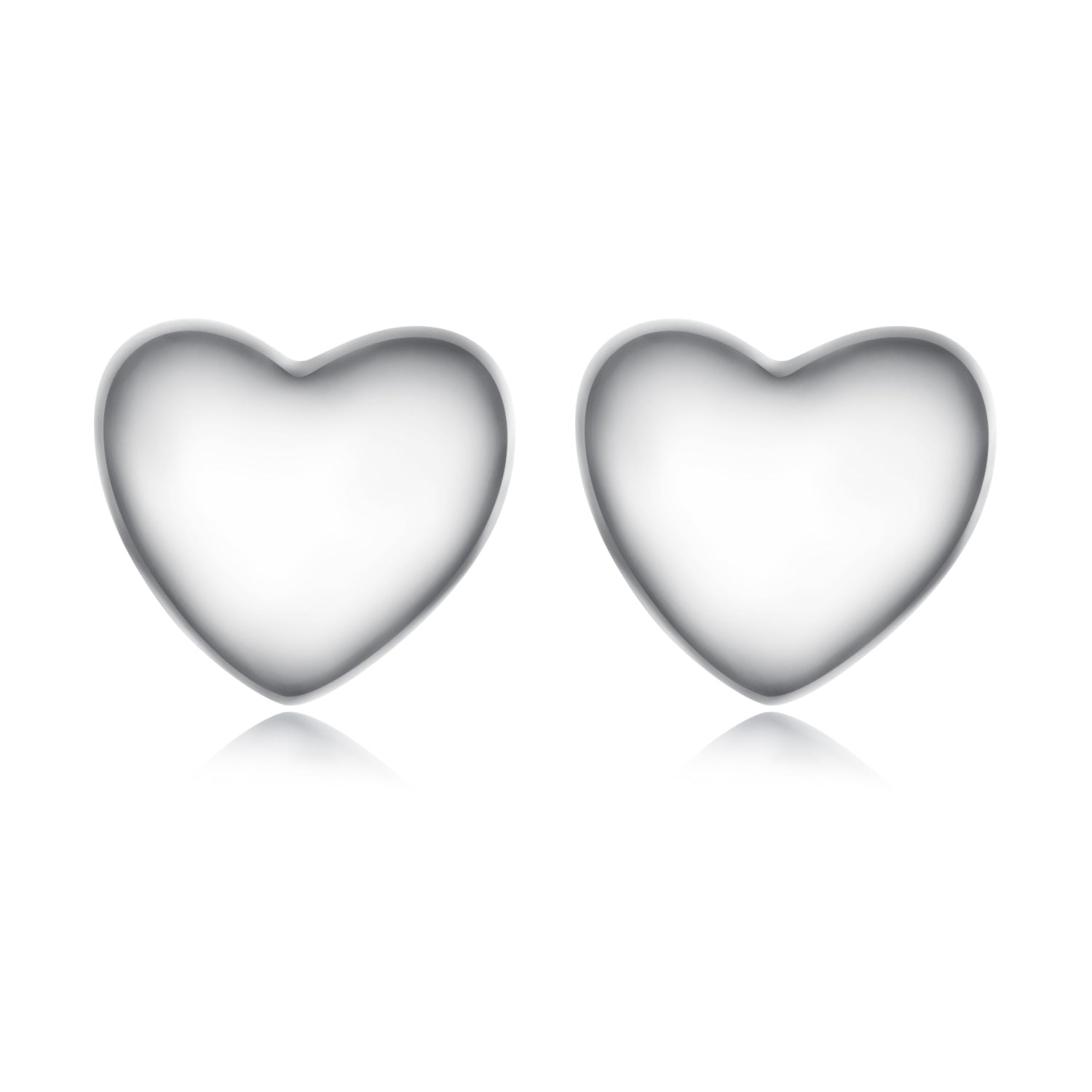 999 Platinum-Plated S925 Silver Earrings