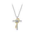 925 Sterling Silver 0.20 Carat Moissanite Necklace for Women