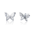925 Sterling Silver Earrings in Oxidized Finish; 1.0*1.4cm Size for Women
