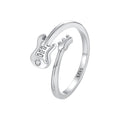 925 Sterling Silver 1.8mm Ring with Pavé Setting CZ for Women
