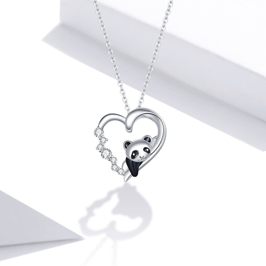 S925 Sterling Silver Adjustable Necklace with CZ and Enamel Pendant