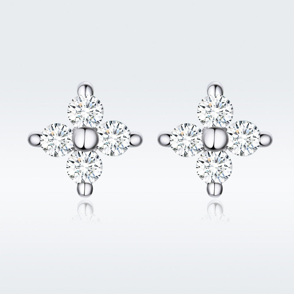 925 Sterling Silver CZ Earrings for Women