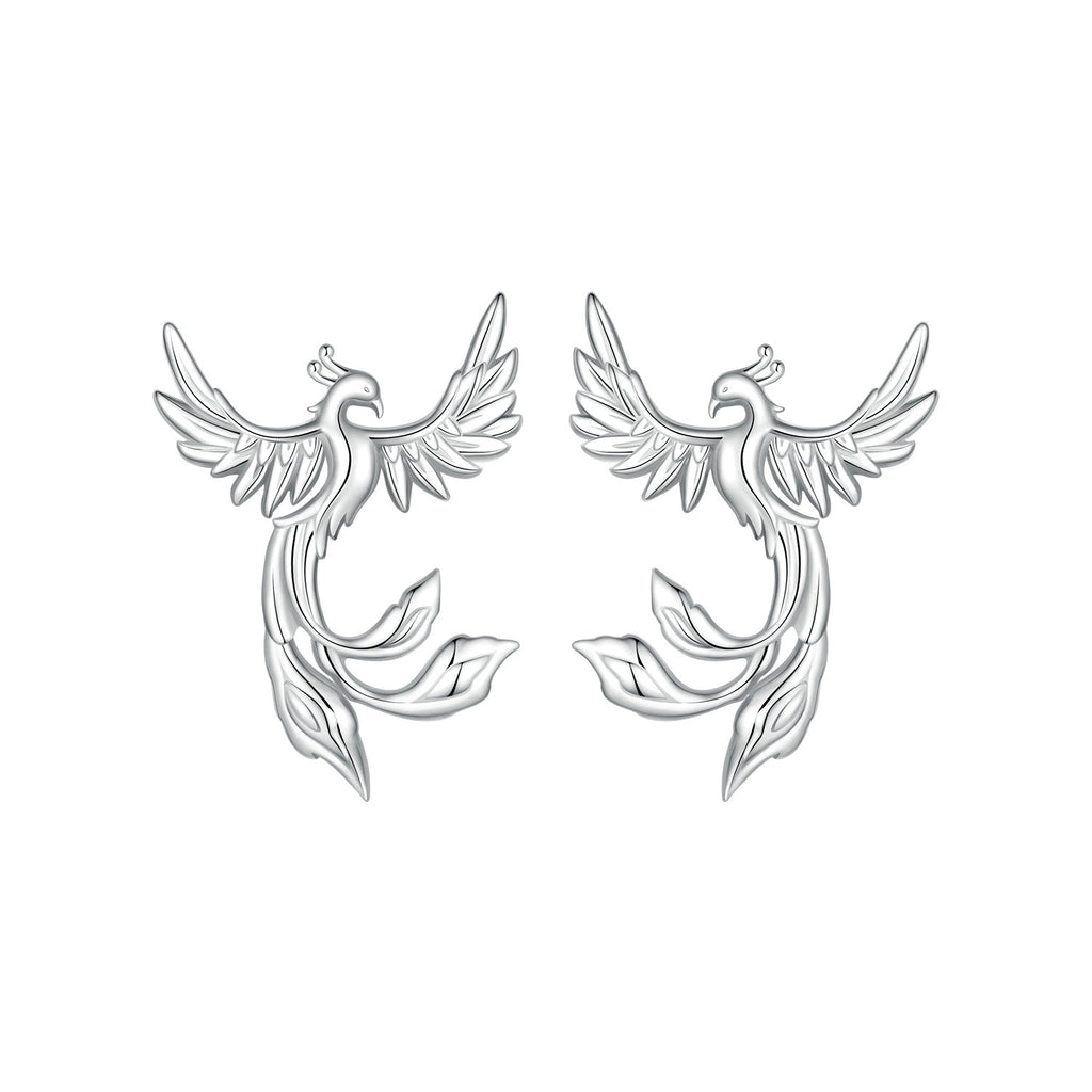 925 Sterling Silver Plated White Gold Earrings for Women