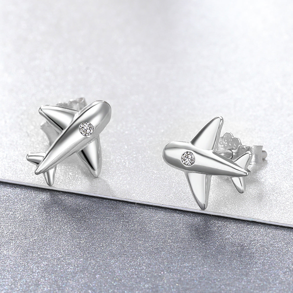 925 Sterling Silver Earrings with Pavé Setting CZ for Women