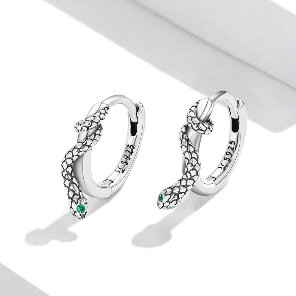 925 Sterling Silver Earrings with Pavé Setting CZ