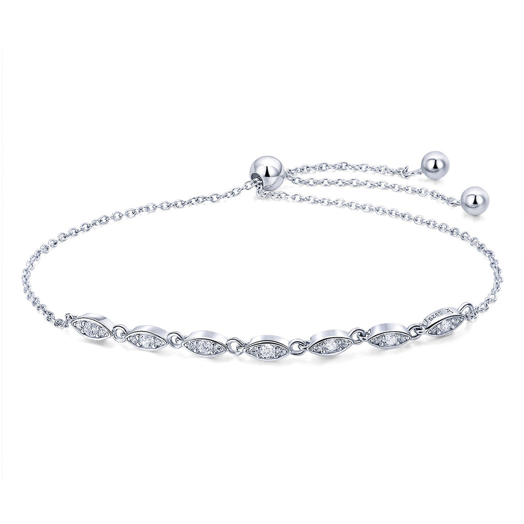 925 Sterling Silver Bracelet 22cm for Women