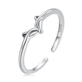 S925 Oxidized Silver 0.15cm Width Rings