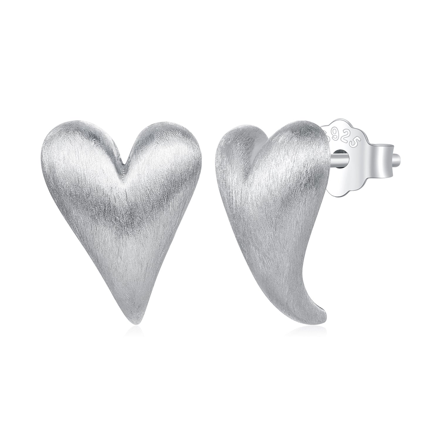 925 Sterling Silver Earrings with Platinum Plating for Women