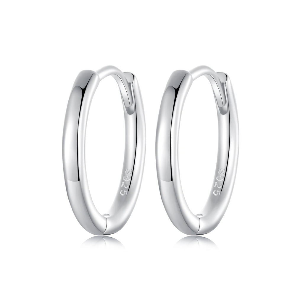 925 Sterling Silver & White Gold Plated Earrings for Women