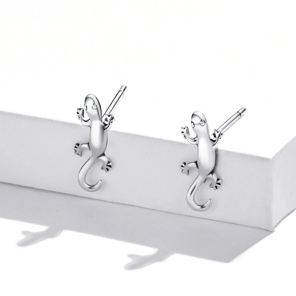 925 Sterling Silver Earrings 1.3*0.6cm for Women