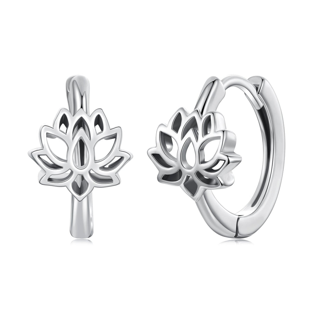 925 Sterling Silver Oxidized Silver Earrings 1.3x0.8cm for Women