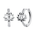 925 Sterling Silver Oxidized Silver Earrings 1.3x0.8cm for Women