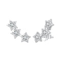 925 Sterling Silver Pavé Setting CZ Earrings for Women