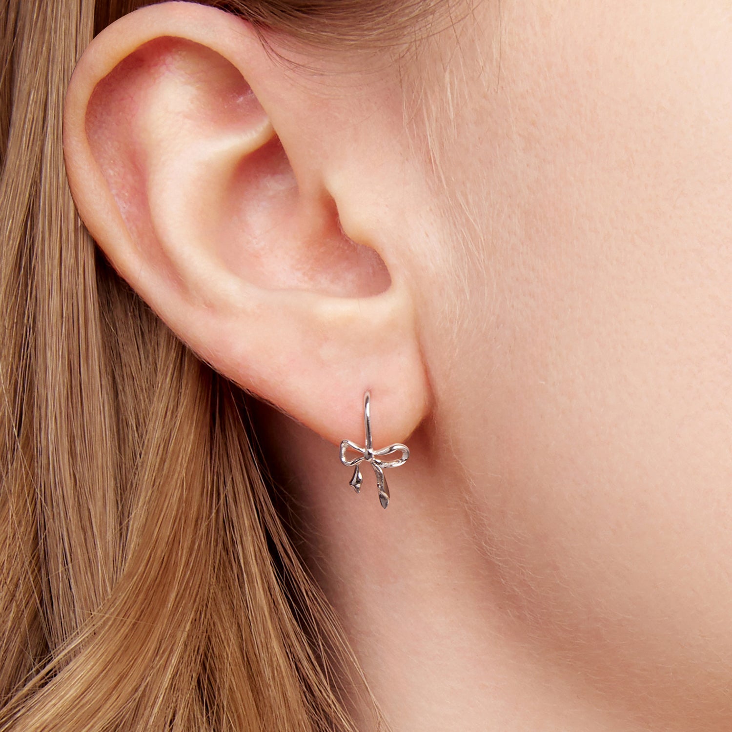925 Sterling Silver Earrings 1.8cm x 1.0cm for Women