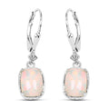 2.52 Carat Genuine Ethiopian Opal .925 Sterling Silver Earrings