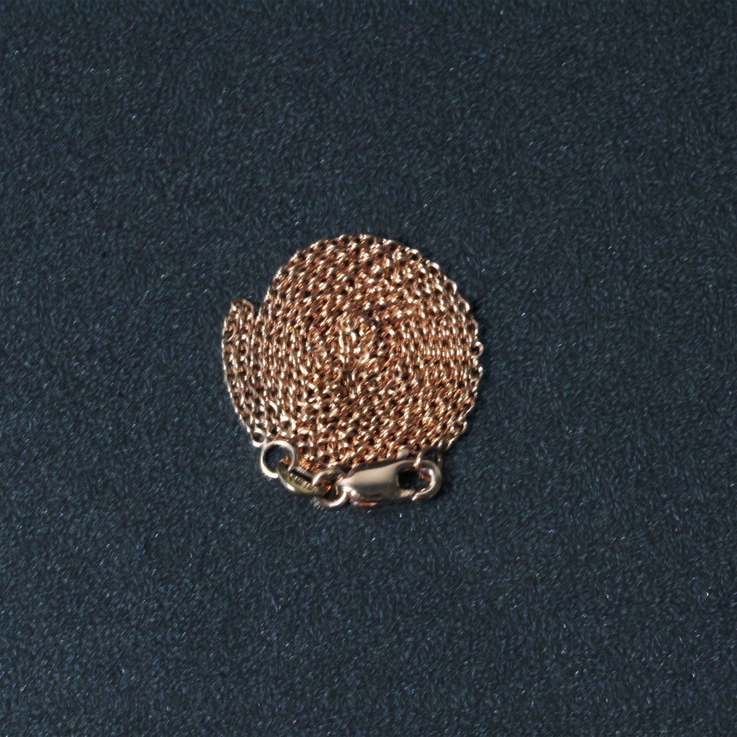 14k Rose Gold Round Cable Link Chain (1.25mm)