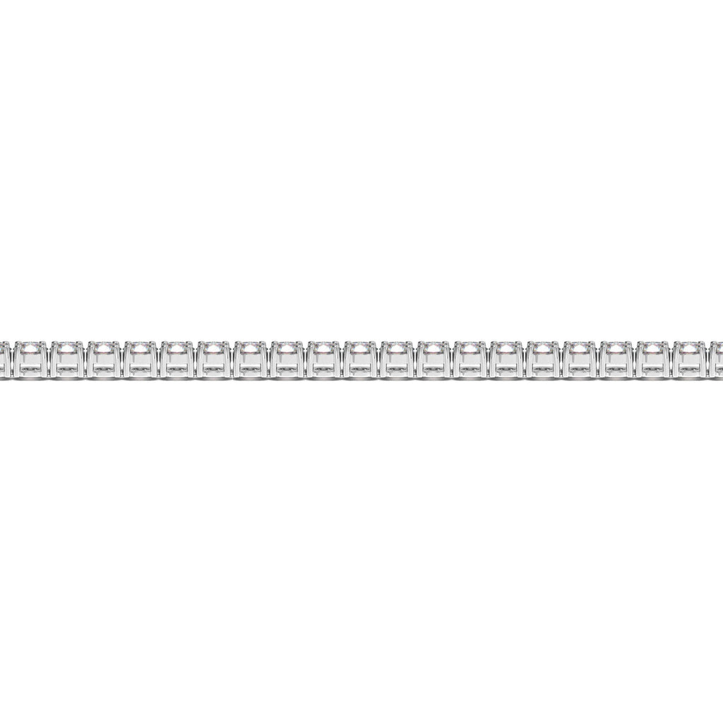Lab Grown Round Diamond Tennis Bracelet in 14k White Gold (4 cctw F/G VS2/SI1)