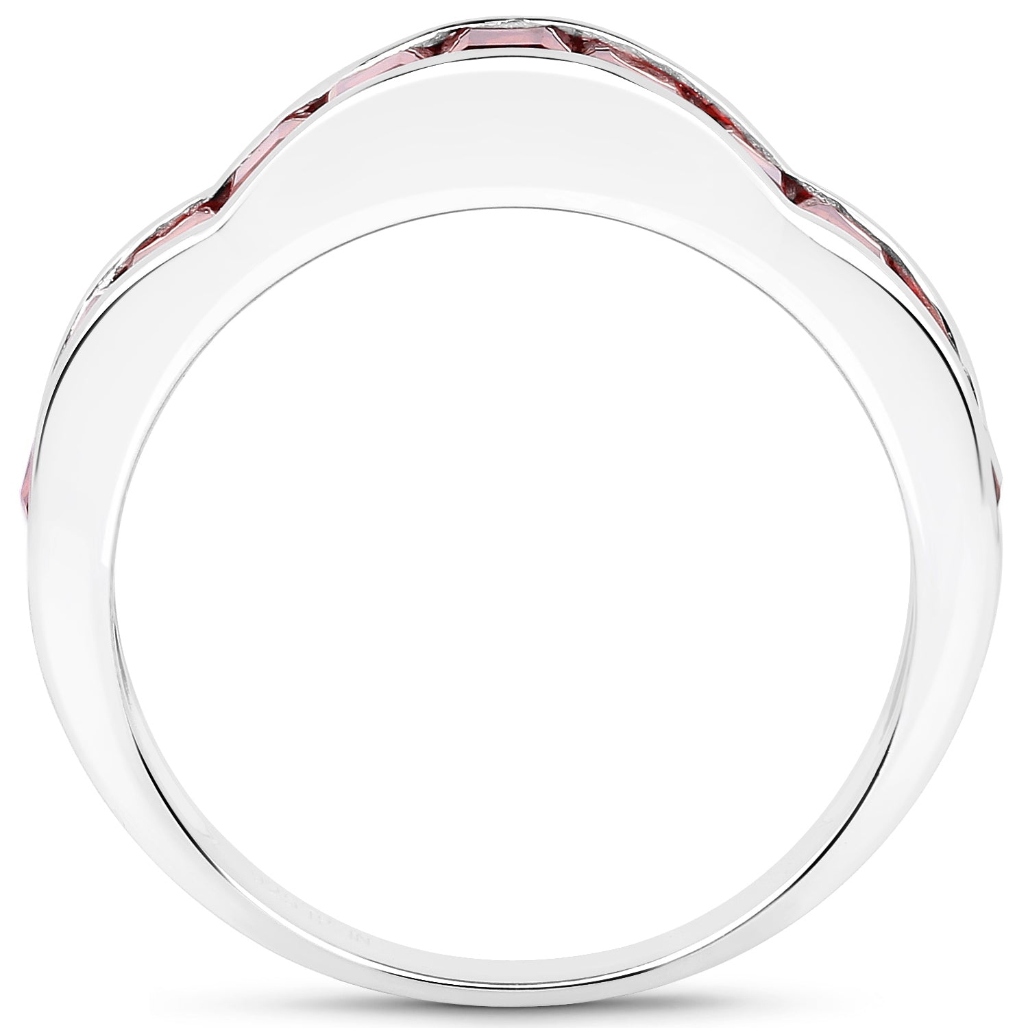 2.25 Carat Genuine Garnet .925 Sterling Silver Ring