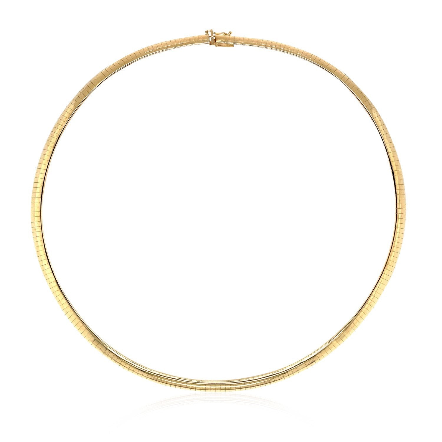 14k Yellow Gold Classic Omega Chain (6 mm)