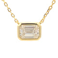 .85ct Moissanite Vermeil Pendant