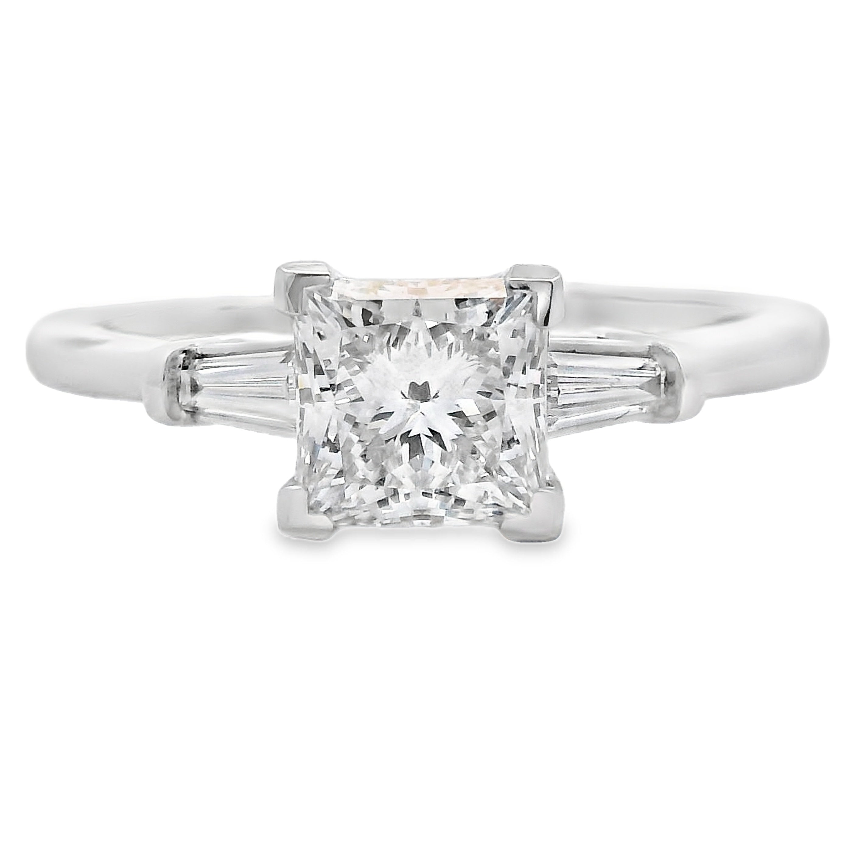 Genuine 1.12ct Lab Grown Diamond 10KT White Gold