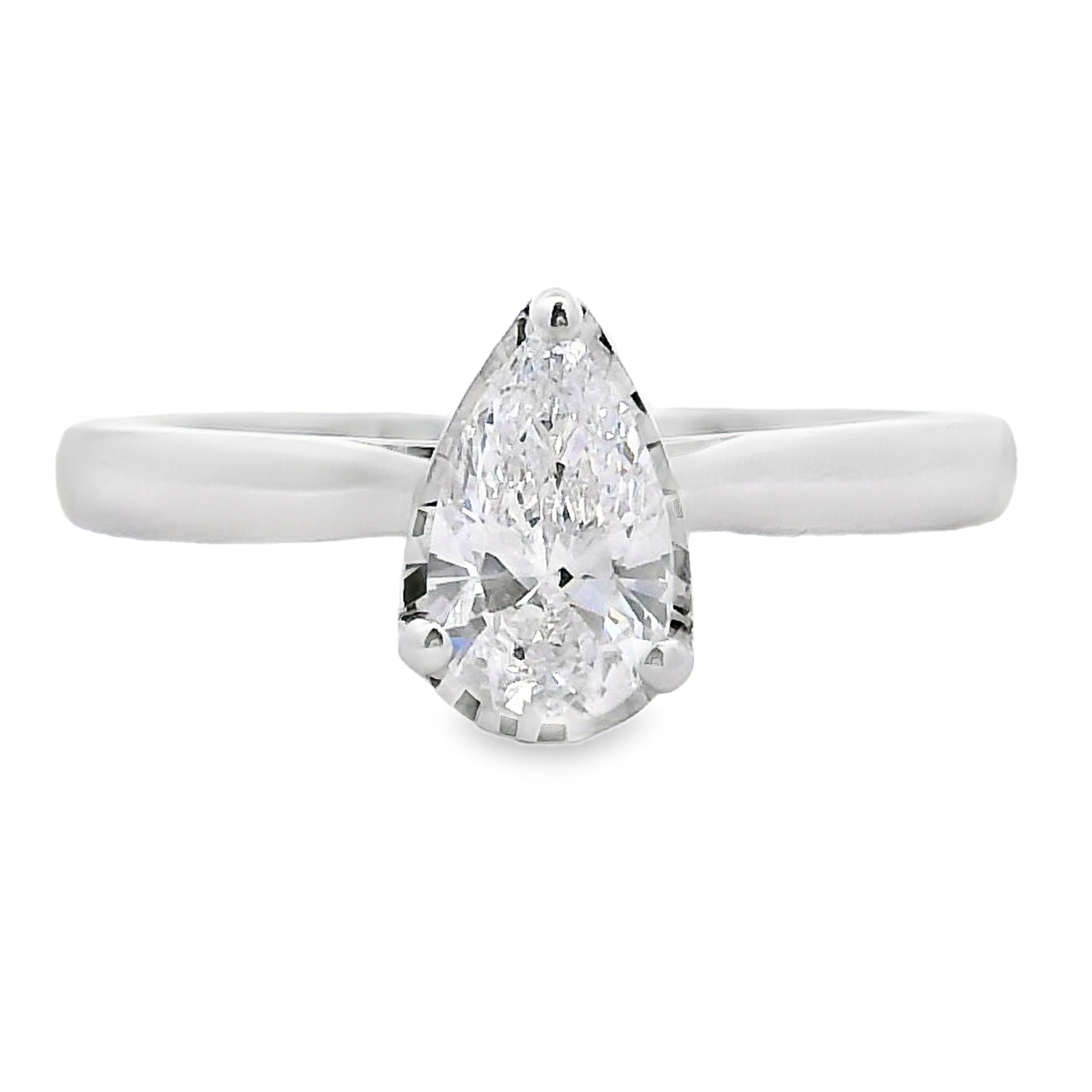 Genuine .50ct Lab Grown Diamond 10KT White Gold
