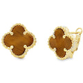 Tigereye Sterling Silver Earrings