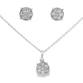 .63ct Lab Grown Diamond Jewelry Sets Sterling Silver