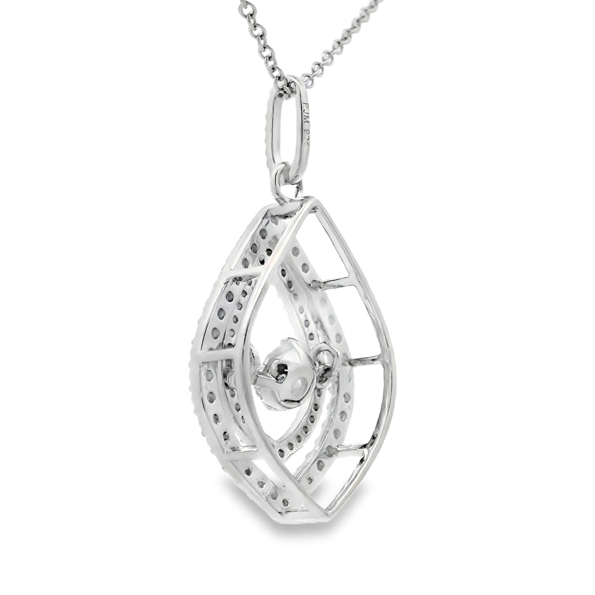 Sterling Silver Cubic Zirconia Fashion Pendants