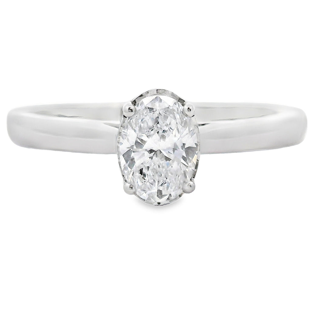 Genuine .50ct Lab Grown Diamond 10KT White Gold