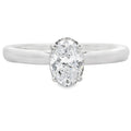 Genuine .50ct Lab Grown Diamond 10KT White Gold