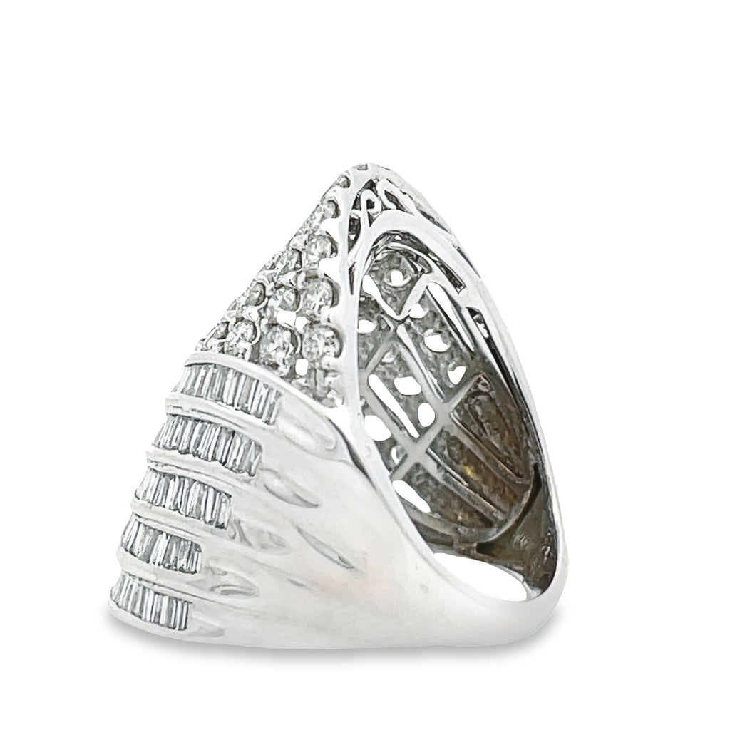 4.00ct Diamond Ring 10K White Gold