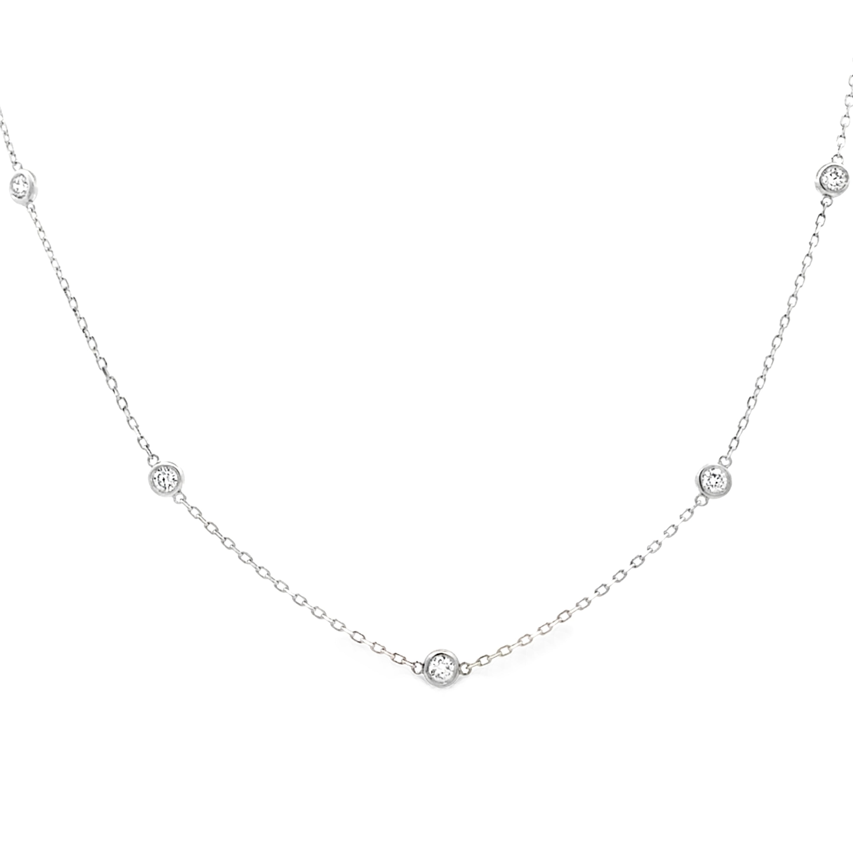 1.00ct Lab Grown Diamond Dia by Yard Sterling Silver