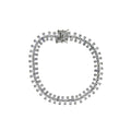 Cubic Zirconia Tennis Bracelet Sterling Silver