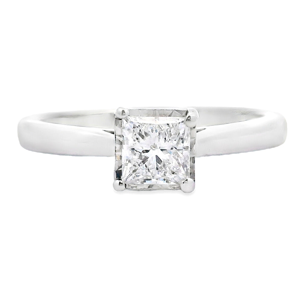 Natural .50ct Lab Grown Diamond 10KT White Gold