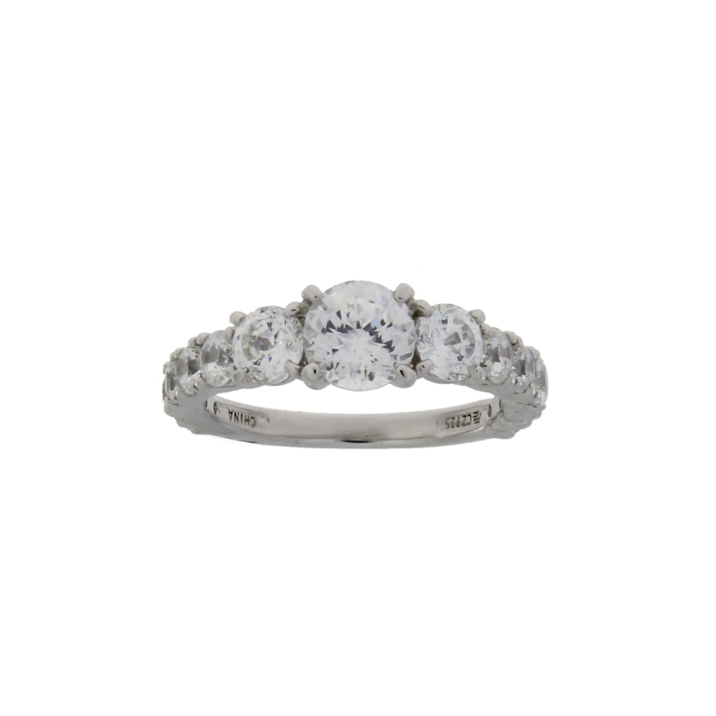 Cubic Zirconia CZ Stainless Steel Bridal Sterling Silver