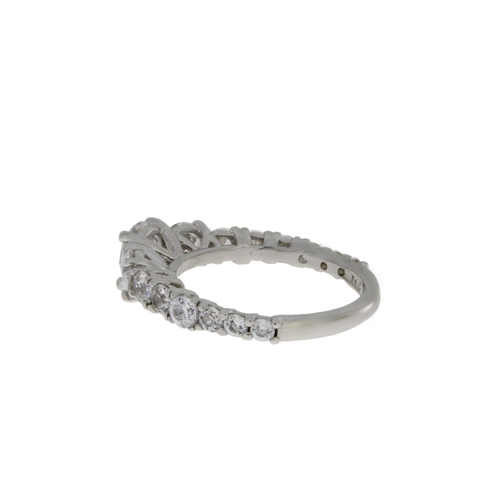 Cubic Zirconia CZ Stainless Steel Bridal Sterling Silver