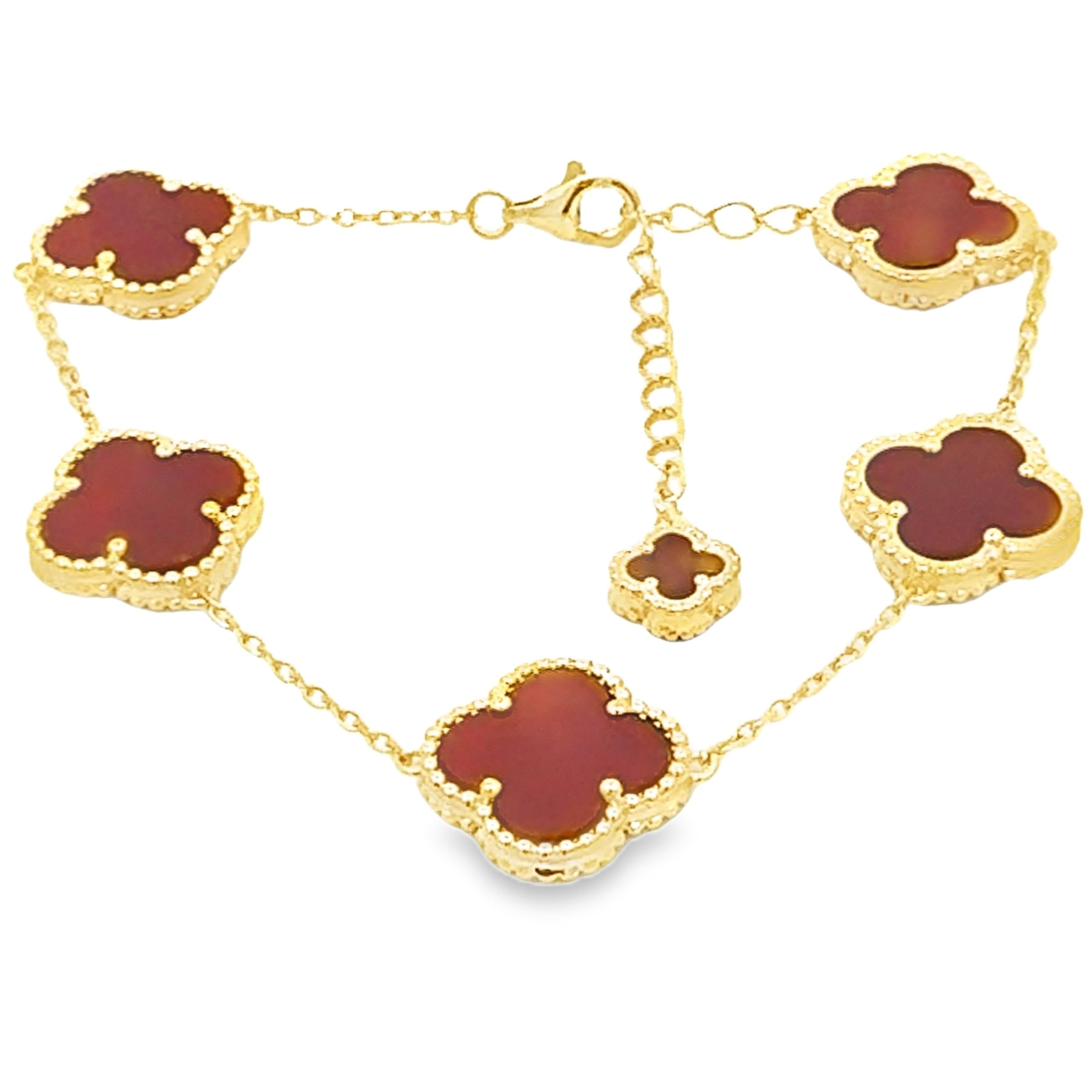 Carnelian Sterling Silver Bracelet